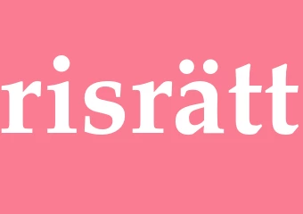 Synonym risrätt