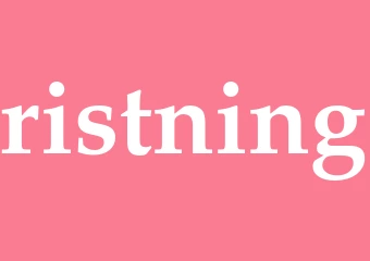 Synonym ristning