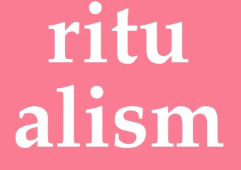 Synonym ritualism