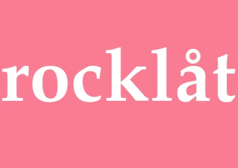 Synonym rocklåt