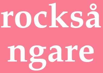 Synonym rocksångare