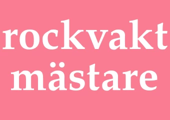 Synonym rockvaktmästare