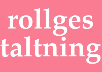 Synonym rollgestaltning