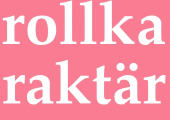 Synonym rollkaraktär