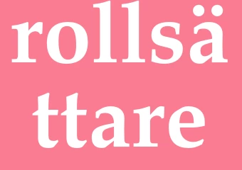 Synonym rollsättare