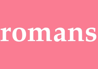 Synonym romans