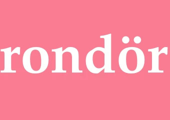 Synonym rondör