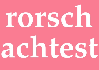 Synonym rorschachtest