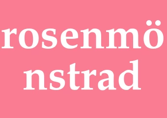 Synonym rosenmönstrad