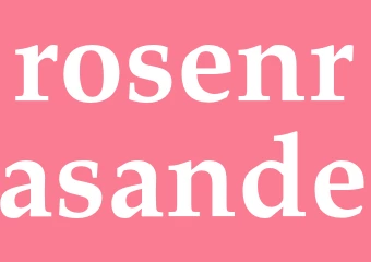 Synonym rosenrasande