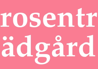 Synonym rosenträdgård