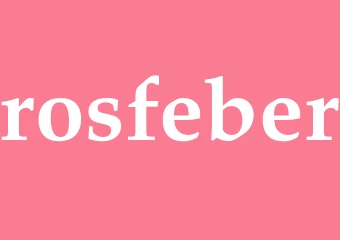 Synonym rosfeber