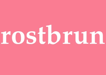 Synonym rostbrun