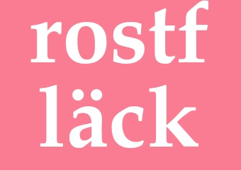 Synonym rostfläck