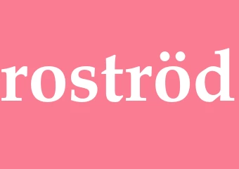 Synonym roströd