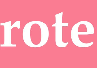 Synonym rote