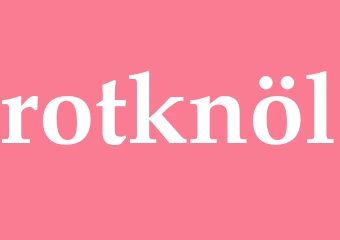 Synonym rotknöl