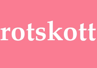 Synonym rotskott