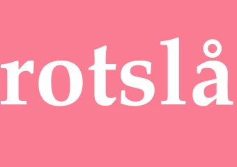 Synonym rotslå