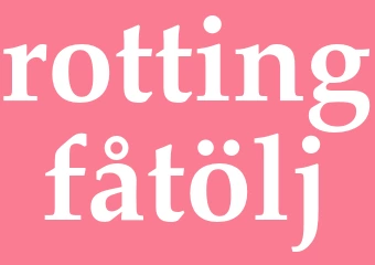 Synonym rottingfåtölj