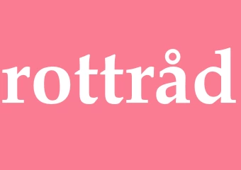Synonym rottråd