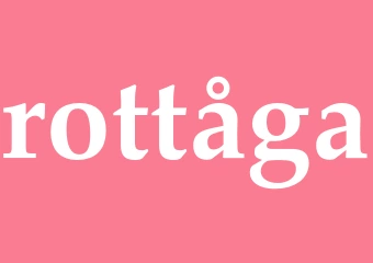 Synonym rottåga