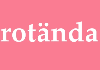 Synonym rotända