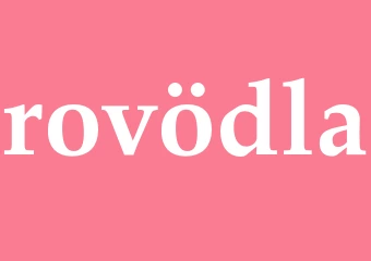 Synonym rovödla