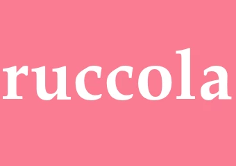 Synonym ruccola