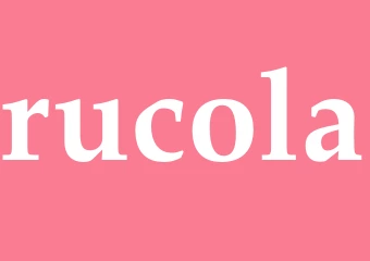Synonym rucola