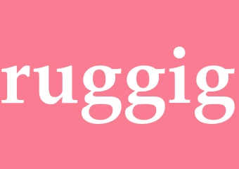 Synonym ruggig