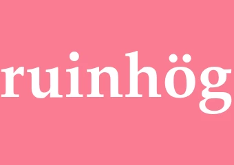 Synonym ruinhög