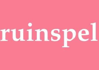 Synonym ruinspel