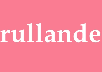 Synonym rullande