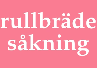 Synonym rullbrädesåkning