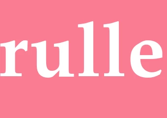 Synonym rulle