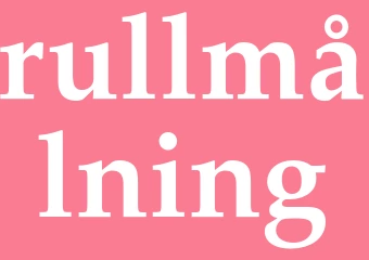 Synonym rullmålning