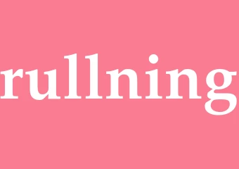 Synonym rullning