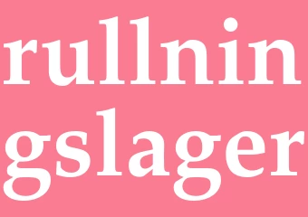 Synonym rullningslager