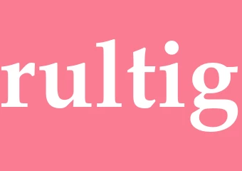 Synonym rultig