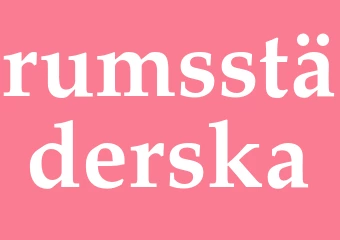 Synonym rumsstäderska
