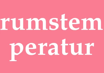 Synonym rumstemperatur