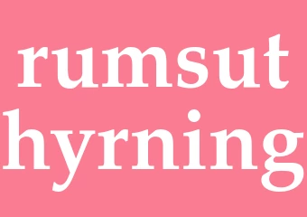 Synonym rumsuthyrning