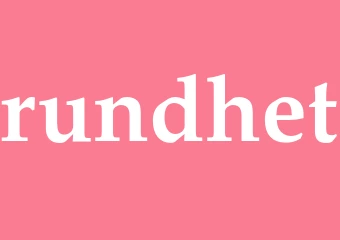 Synonym rundhet