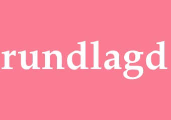 Synonym rundlagd