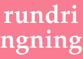 Synonym rundringning