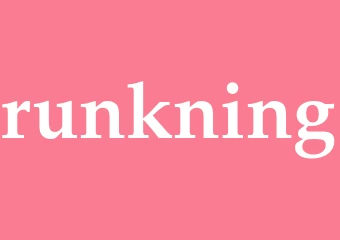 Synonym runkning