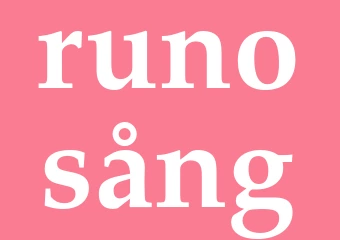 Synonym runosång