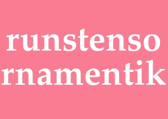Synonym runstensornamentik