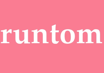 Synonym runtom
